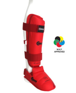 Protezione tibia piede omologato WKF Smai