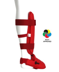 Protezione tibia piede omologato WKF Smai