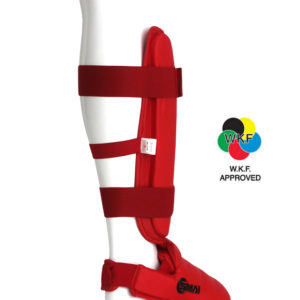 Protezione tibia piede omologato WKF Smai