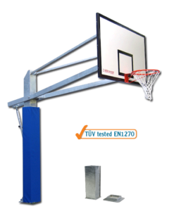 IMPIANTO BASKET MONOPALO REGOLABILE