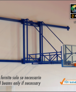 IMPIANTO BASKET A MURO CHIUDIBILE TREVI