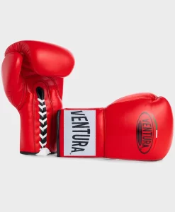 GUANTONI BOXE VENTURA CON LACCI IN PELLE